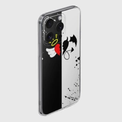 Чехол для iPhone 15 Pro Max силиконовый с защитой камеры Добро и зло, Payton Moormeier - фото 2