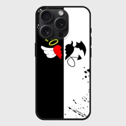 Чехол силиконовый для Apple iPhone 15 Pro матовый Добро и зло, Payton Moormeier