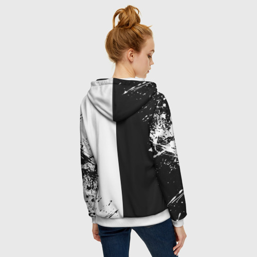 Женская толстовка 3D на молнии Добро и зло, Payton Moormeier - фото 4