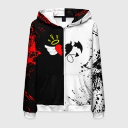 Мужская толстовка 3D на молнии Payton Moormeier спина