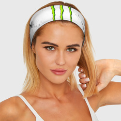 Повязка на голову 3D Monster energy - фото 2