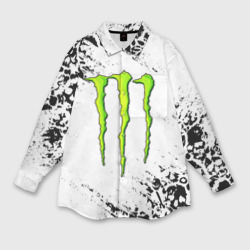 Женская рубашка oversize 3D Monster energy