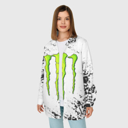 Женская рубашка oversize 3D Monster energy - фото 2