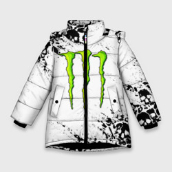 Зимняя куртка для девочек 3D Monster energy