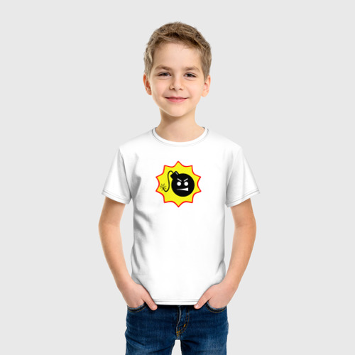 Детская футболка хлопок Serious Sam 4, цвет белый - фото 3