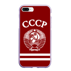 Чехол для iPhone 7Plus/8 Plus матовый СССР Герб