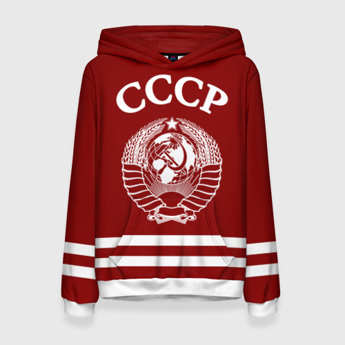 Женская толстовка 3D СССР Герб, цвет 3D печать