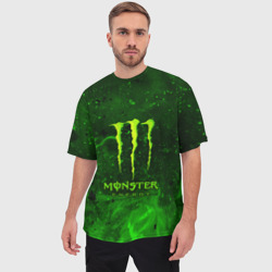 Мужская футболка oversize 3D Monster energy - фото 2