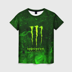 Женская футболка 3D Monster energy