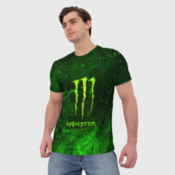 Мужская футболка 3D Monster energy - фото 2