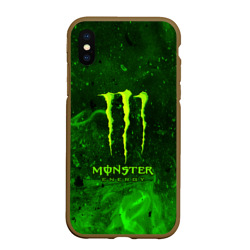 Чехол для iPhone XS Max матовый Monster energy