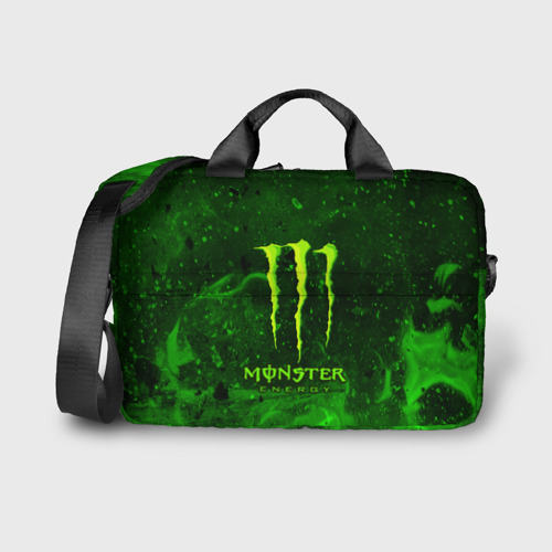 Сумка для ноутбука 3D Monster energy, цвет 3D печать