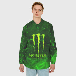 Мужская рубашка oversize 3D Monster energy - фото 2