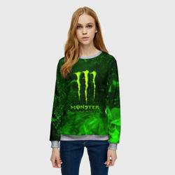 Женский свитшот 3D Monster energy - фото 2