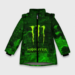 Зимняя куртка для девочек 3D Monster energy