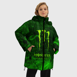 Женская зимняя куртка Oversize Monster energy - фото 2