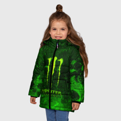 Зимняя куртка для девочек 3D Monster energy - фото 2