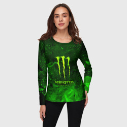 Женский лонгслив 3D Monster energy - фото 2