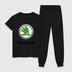 Женская пижама хлопок Skoda