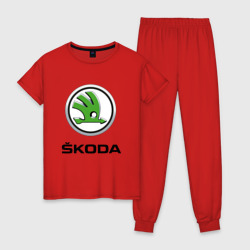 Женская пижама хлопок Skoda