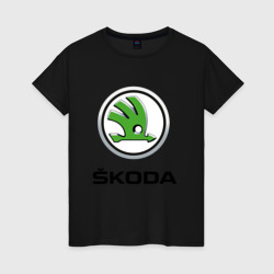 Женская футболка хлопок Skoda