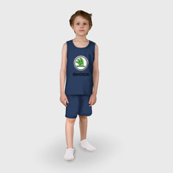 Детская пижама с шортами хлопок Skoda - фото 2
