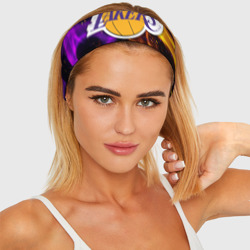Повязка на голову 3D LA Lakers - фото 2