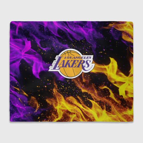 Плед 3D LA Lakers, цвет 3D (велсофт)