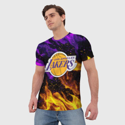 Мужская футболка 3D LA Lakers - фото 2
