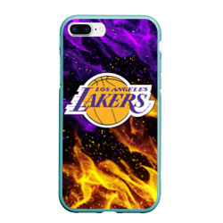 Чехол для iPhone 7Plus/8 Plus матовый LA Lakers