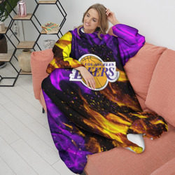 Плед с рукавами LA Lakers - фото 2
