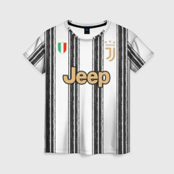 Женская футболка 3D Juventus home 20-21