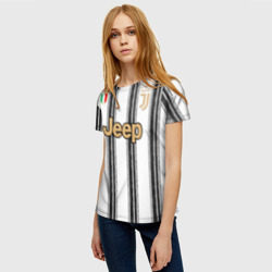 Женская футболка 3D Juventus home 20-21 - фото 2