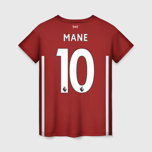 Женская футболка 3D с принтом Mane home 20-21, вид сзади #1
