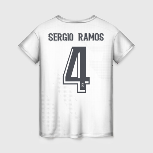 Женская футболка 3D Ramos home 20-21, цвет 3D печать - фото 2