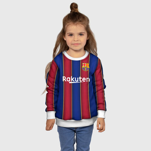 Детский свитшот 3D Messi home 20-21 - фото 7