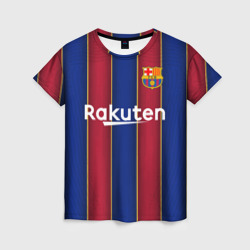 Женская футболка 3D Messi home 20-21