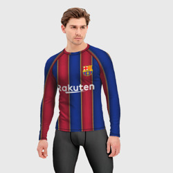 Мужской рашгард 3D Messi home 20-21 - фото 2