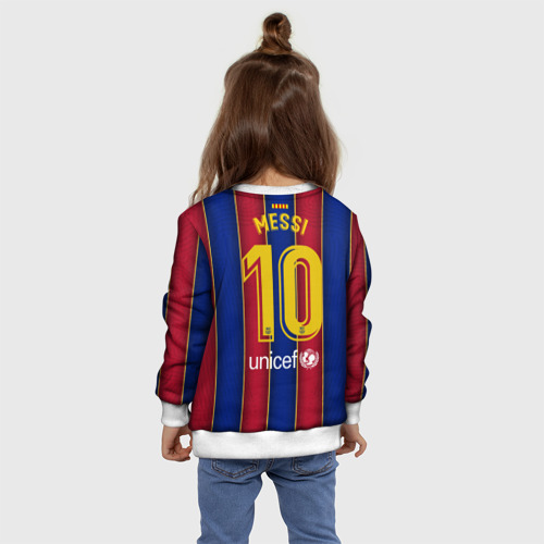 Детский свитшот 3D Messi home 20-21 - фото 8