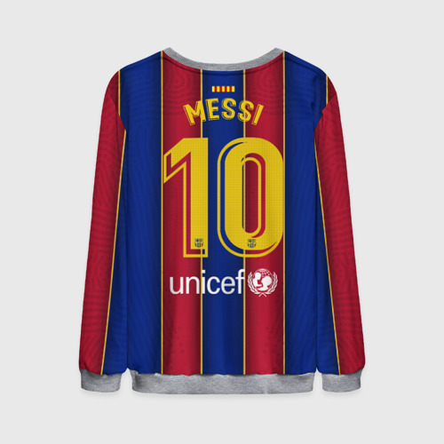 Мужской свитшот 3D Messi home 20-21, цвет меланж - фото 2