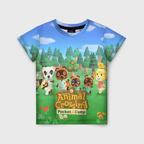 Детская футболка 3D Animal Crossing