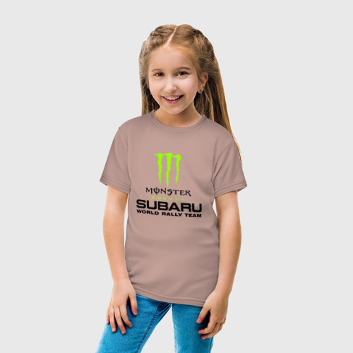 Детская футболка хлопок с принтом MONSTER ENERGY (Z), вид сбоку #3