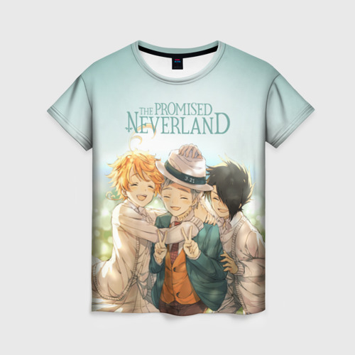 Женская футболка 3D The Promised Neverland, цвет 3D печать