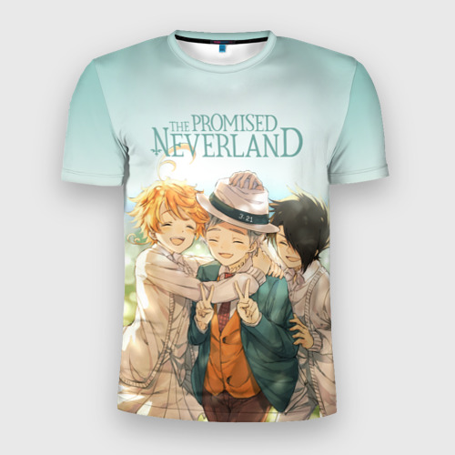 Мужская футболка 3D Slim The Promised Neverland, цвет 3D печать