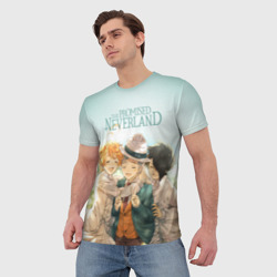 Мужская футболка 3D The Promised Neverland - фото 2