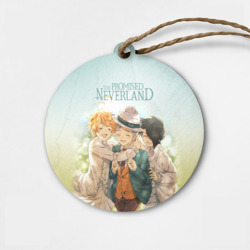 Деревянная игрушка круг The Promised Neverland