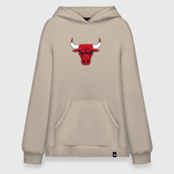 Худи SuperOversize хлопок Chicago bulls лого