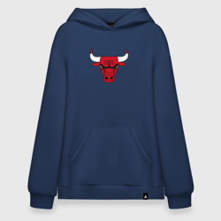 Худи SuperOversize хлопок Chicago bulls лого