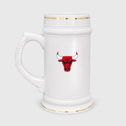 Кружка пивная Chicago bulls лого