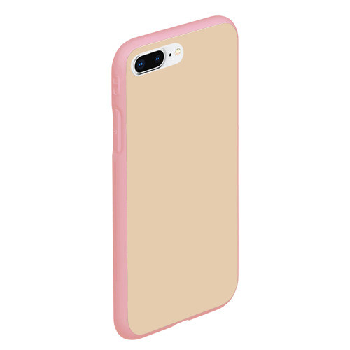 Чехол для iPhone 7Plus/8 Plus матовый Бежевая, цвет баблгам - фото 3